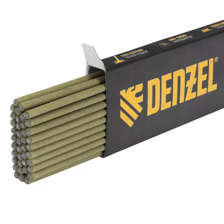 Электроды Denzel DER-46 Goldline, диам. 3 мм, 1 кг, рутил-целлюлозное покрытие, 97500 купить в Нижневартовске
