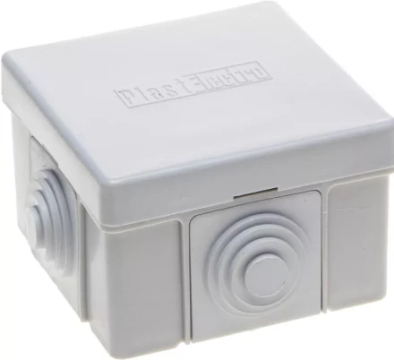 Коробка распределительная СВЕТОЗАР для наружного монтажа, макс. напряжение 400В, IP 54, 4 ввода, 65х65х40мм SV-54954 купить в Нижневартовске