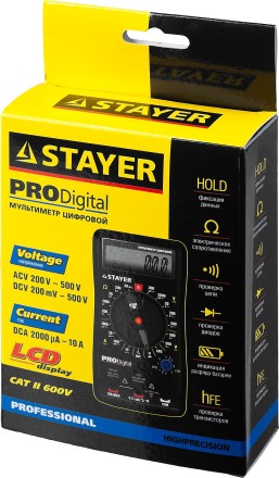 Мультиметр STAYER &quot;PROFESSIONAL&quot; PRODigital цифровой 45310 купить в Нижневартовске