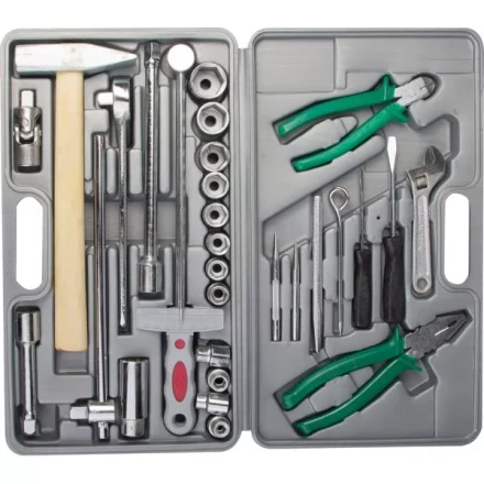 Набор слесарно-монтажного инструмента НИЗ "УНИВЕРСАЛ - 2", сталь 40Х, в пластиковом кейсе, 29 предметов 27620 купить в Нижневартовске