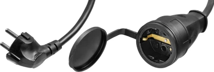 Удлинитель-шнур "ПВС 315-Ш", 30 м, 3500 Вт, 1 гнездо, IP44, ПВС 3х1,5 мм2, ЗУБР 55020-30 купить в Нижневартовске