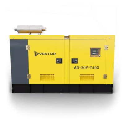 Дизельный генератор Vektor AD-20Y-T400 в шумозащитном кожухе с АВР
