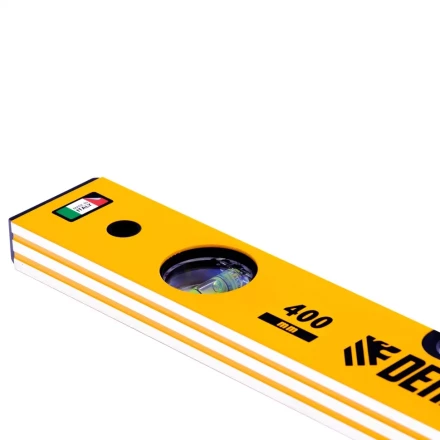 Уровень алюминиевый, 400 мм, фрезерованный, 3 глазка Denzel 33680 купить в Нижневартовске