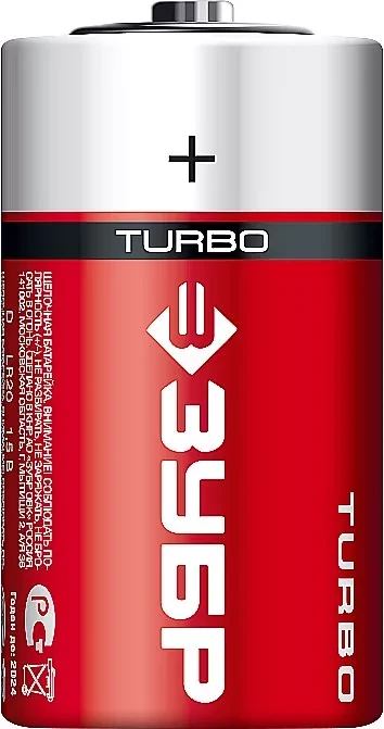 Батарейки TURBO алкалиновые D 1.5В серия Без серии купить в Нижневартовске