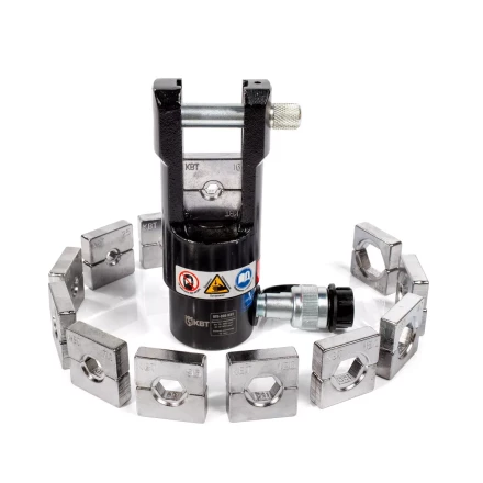 Пресс гидравлический помповый КВТ ПГ-300 для опрессовки наконечников до 300 мм (85528) купить в Нижневартовске