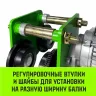 Тележка для мини тали электрической комбинированной HITCH РА1200 1200кг 220B (SZ086224) купить в Нижневартовске