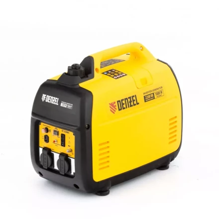 Генератор инверторный GT-2200iS, 2.2 кВт, 230 В, бак 4 л, закрытый корпус, ручной старт Denzel 94702 купить в Нижневартовске