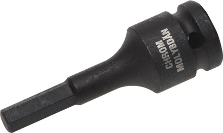 Торцовая головка KRAFTOOL &quot;INDUSTRIE QUALITAT&quot; ударная (1/2&quot;), HEX, Cr-Mo, фосфатированная, H8 27950-08_z01 купить в Нижневартовске