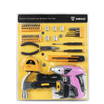 Отвертка аккумуляторная DEKO DKS4 и набор 36 Tools Kit, 063-4109 купить в Нижневартовске
