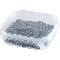 Дюбель 6х25 "Еж" распорный полипропиленовый 2000 шт Сибртех 46020