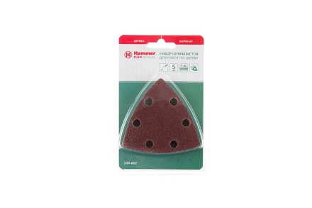 Лист шлифовальный HAMMER MF-AC 002 80 мм, Р 80, по дереву купить в Нижневартовске