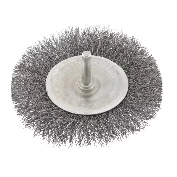 Щетка для дрели 100 мм плоская со шпилькой витая проволока  СИБРТЕХ 744507 купить в Нижневартовске