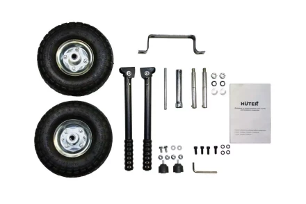 Комплект колёс и ручек для бензогенераторов DY6500, DY8000, DY9500, DY11000 L / LX / LX-3 / LXA / LXW Huter купить в Нижневартовске