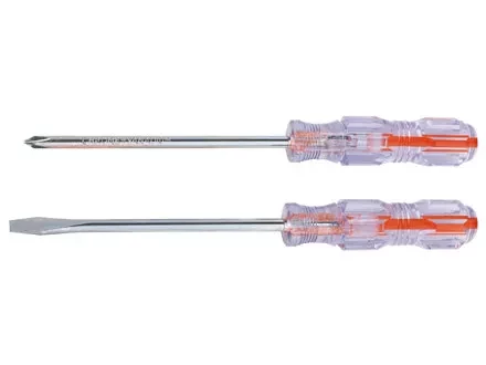 Отвертка Сrystal SL6,0 х 100 мм прозрачная рукоятка углерод. сталь SPARTA 134017 купить в Нижневартовске