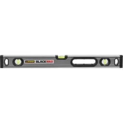 Уровень STAYER "PROFESSIONAL" "BlackMax" коробчатый усиленный с ручками, утолщенный особопроч профиль, 0,5мм/м, 3 ампулы, 60см 3475-060