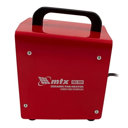Тепловая пушка керамическая SHCL-3000, квадратная, 230 В, 480 м3/ч, 1/3 кВт// MTX 96403 купить в Нижневартовске