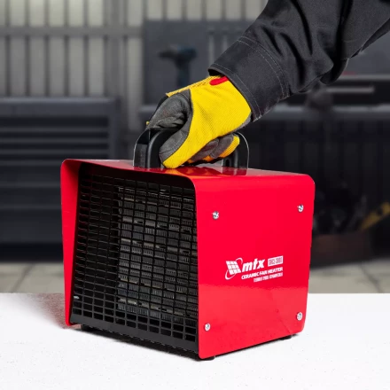 Тепловая пушка керамическая SHCL-3000, квадратная, 230 В, 480 м3/ч, 1/3 кВт// MTX 96403 купить в Нижневартовске