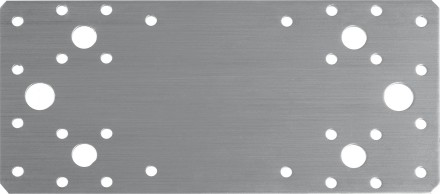 ЗУБР НКП-2.0, 200 x 90 x 2 мм, нержавеющая крепежная пластина, Профессионал (310636-200) купить в Нижневартовске