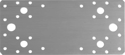 ЗУБР НКП-2.0, 200 x 90 x 2 мм, нержавеющая крепежная пластина, Профессионал (310636-200) купить в Нижневартовске