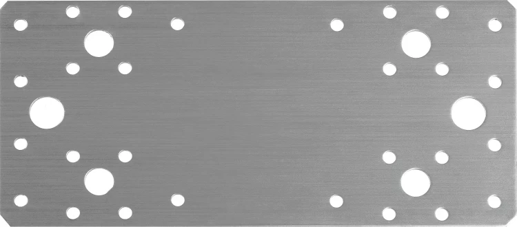 ЗУБР НКП-2.0, 200 x 90 x 2 мм, нержавеющая крепежная пластина, Профессионал (310636-200) купить в Нижневартовске