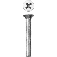 Винт ЗУБР DIN 965, класс прочности 8.8, оцинкованный, M5x40 мм, ТФ0, 3100 шт 4-303110-05-040