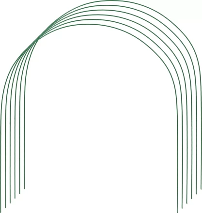 Дуги для парника GRINDA проволочные 2,2м, 6шт 422311-85-90 купить в Нижневартовске