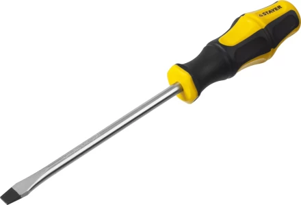 Отвертка STAYER "MASTER" "HERCULES", Сr-V, противоскользящая рукоятка, SL8,0x150мм 25051-08-15_z02 купить в Нижневартовске