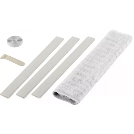 Сетка STAYER "COMFORT" противомоскитная для двери, с крепежной лентой и грузиками, ПЭТ, белая, 1,0 х 2,2 м 12500-10-22 купить в Нижневартовске