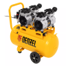 Компрессор безмасляный, малошумный Denzel DLS 1500/50, 1500 ВТ, 2x750, 50 л, 260 л/мин купить в Нижневартовске