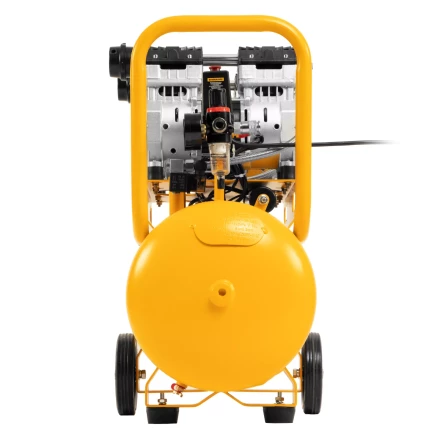 Компрессор безмасляный, малошумный Denzel DLS 1500/50, 1500 ВТ, 2x750, 50 л, 260 л/мин купить в Нижневартовске