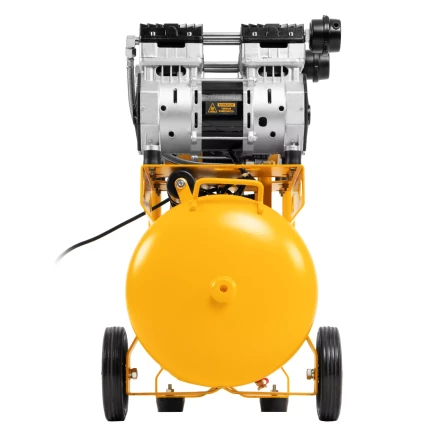 Компрессор безмасляный, малошумный Denzel DLS 1500/50, 1500 ВТ, 2x750, 50 л, 260 л/мин купить в Нижневартовске