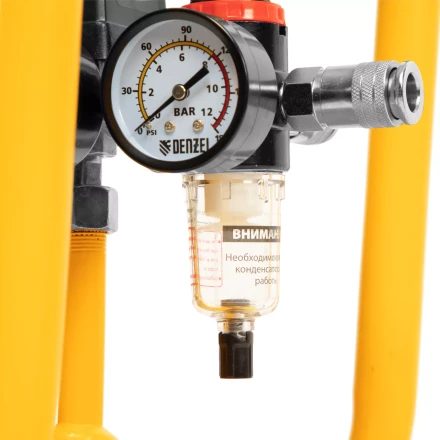 Компрессор безмасляный, малошумный Denzel DLS 1500/50, 1500 ВТ, 2x750, 50 л, 260 л/мин купить в Нижневартовске