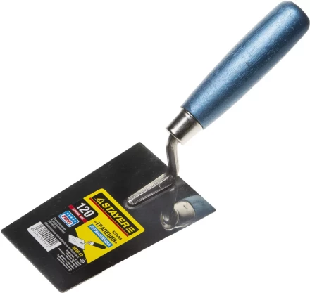 Кельма STAYER "PROFI", "трапеция", нержавеющее полотно, деревянная рукоятка, 120мм 0830-12 купить в Нижневартовске