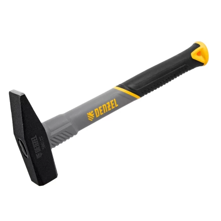 Молоток слесарный, 500 г Denzel 10485, кованый, фибергласовая рукоятка c TPR покрытием купить в Нижневартовске
