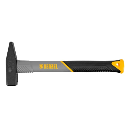 Молоток слесарный, 500 г Denzel 10485, кованый, фибергласовая рукоятка c TPR покрытием купить в Нижневартовске