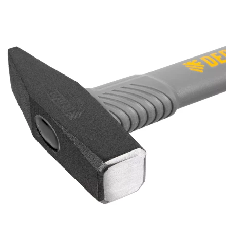 Молоток слесарный, 500 г Denzel 10485, кованый, фибергласовая рукоятка c TPR покрытием купить в Нижневартовске