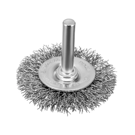 Набор щеток для дрели, 1 Плоская 50мм, 2 Чашки 25-50мм, шпилька, нерж. вит. проволока Denzel 74491 купить в Нижневартовске