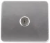 Розетка СВЕТОЗАР "ГАММА" телевизионная, без вставки и рамки, цвет светло-серый металлик SV-54115-SM купить в Нижневартовске