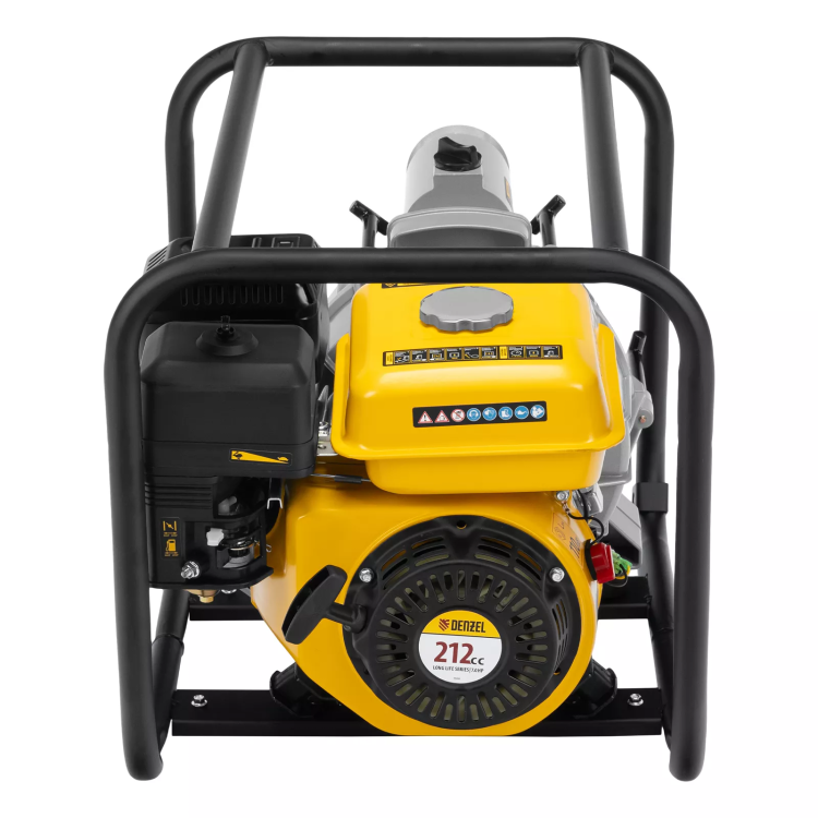 Мотопомпа бензиновая для грязной воды Denzel PX-80D7 99206, 7 л.с., 3", 1300 л/мин, глуб 8 м,напор 30 м купить в Нижневартовске