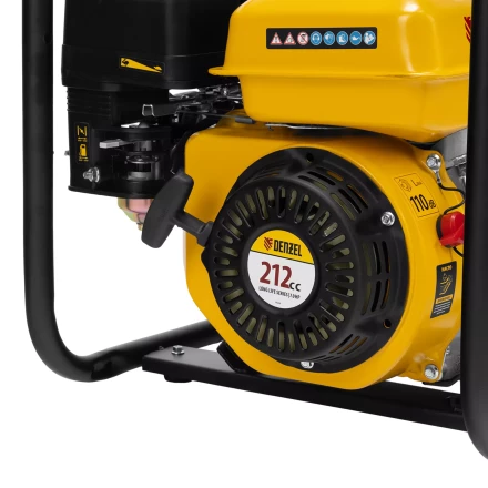 Мотопомпа бензиновая для грязной воды Denzel PX-80D7 99206, 7 л.с., 3", 1300 л/мин, глуб 8 м,напор 30 м купить в Нижневартовске