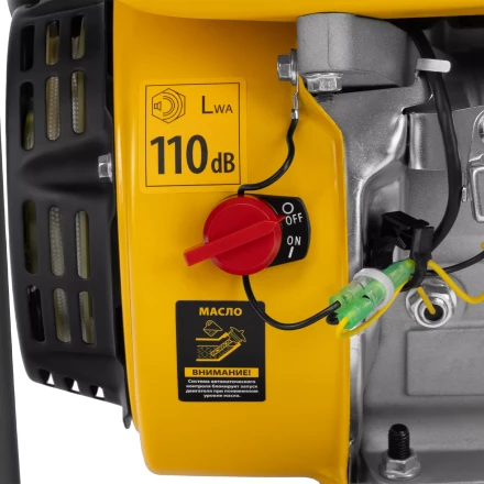 Мотопомпа бензиновая для грязной воды Denzel PX-80D7 99206, 7 л.с., 3", 1300 л/мин, глуб 8 м,напор 30 м купить в Нижневартовске