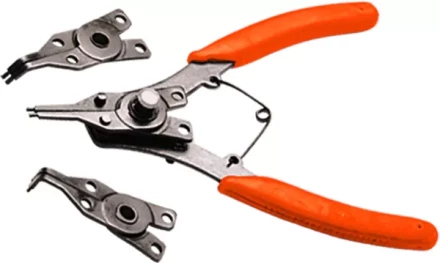 Съемник  для стопорных колец с насадками, 150 мм, универсальный SPARTA 183505 купить в Нижневартовске