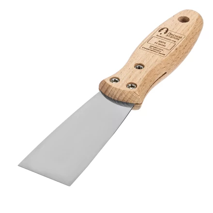 Шпательная лопатка из нержавеющей стали, 40 мм, буковая рукоятка, EFP Matrix 85610 купить в Нижневартовске