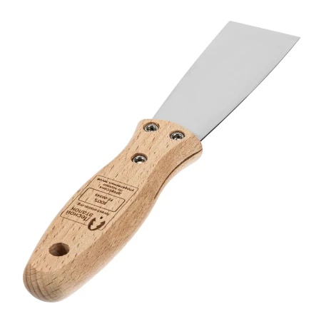 Шпательная лопатка из нержавеющей стали, 40 мм, буковая рукоятка, EFP Matrix 85610 купить в Нижневартовске