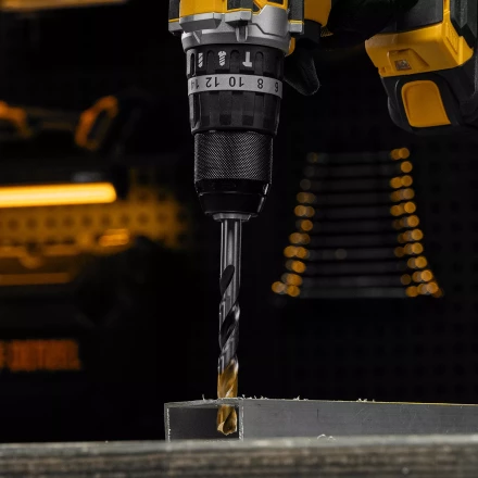 Сверло спиральное по металлу Denzel, 11 x 142мм, Р6М5, Golden Tip, многогранная заточка, 718286 купить в Нижневартовске