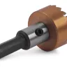 HSS-TiN коронка MESSER  27мм с центр. сверлом и толкающей пружиной для  лист. материала  до 2 мм ц/х купить в Нижневартовске