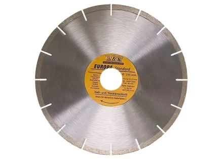 Диск алмазный отрезной сегментный 180 х 22,2 мм сухая резка EUROPA Standard SPARTA 73167 купить в Нижневартовске