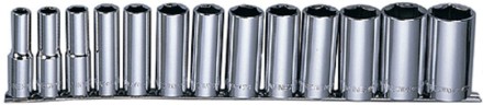 Набор головок торцевых глубоких 1/2&quot;DR MAXI DRIVE рельс SAE 7/16-1-1/4&quot; 13предметов Jonnesway S05HD4213S 49082 купить в Нижневартовске