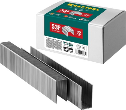 Скобы тип 20GA (53F / D / 056) 5000 шт 31787-22 купить в Нижневартовске