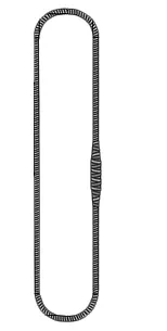 Строп канатный кольцевой СКК 1.6 т L=3 м  заплет купить в Нижневартовске